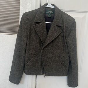 RALPH LAUREN TAILORED JACKET -
100% WOOL.